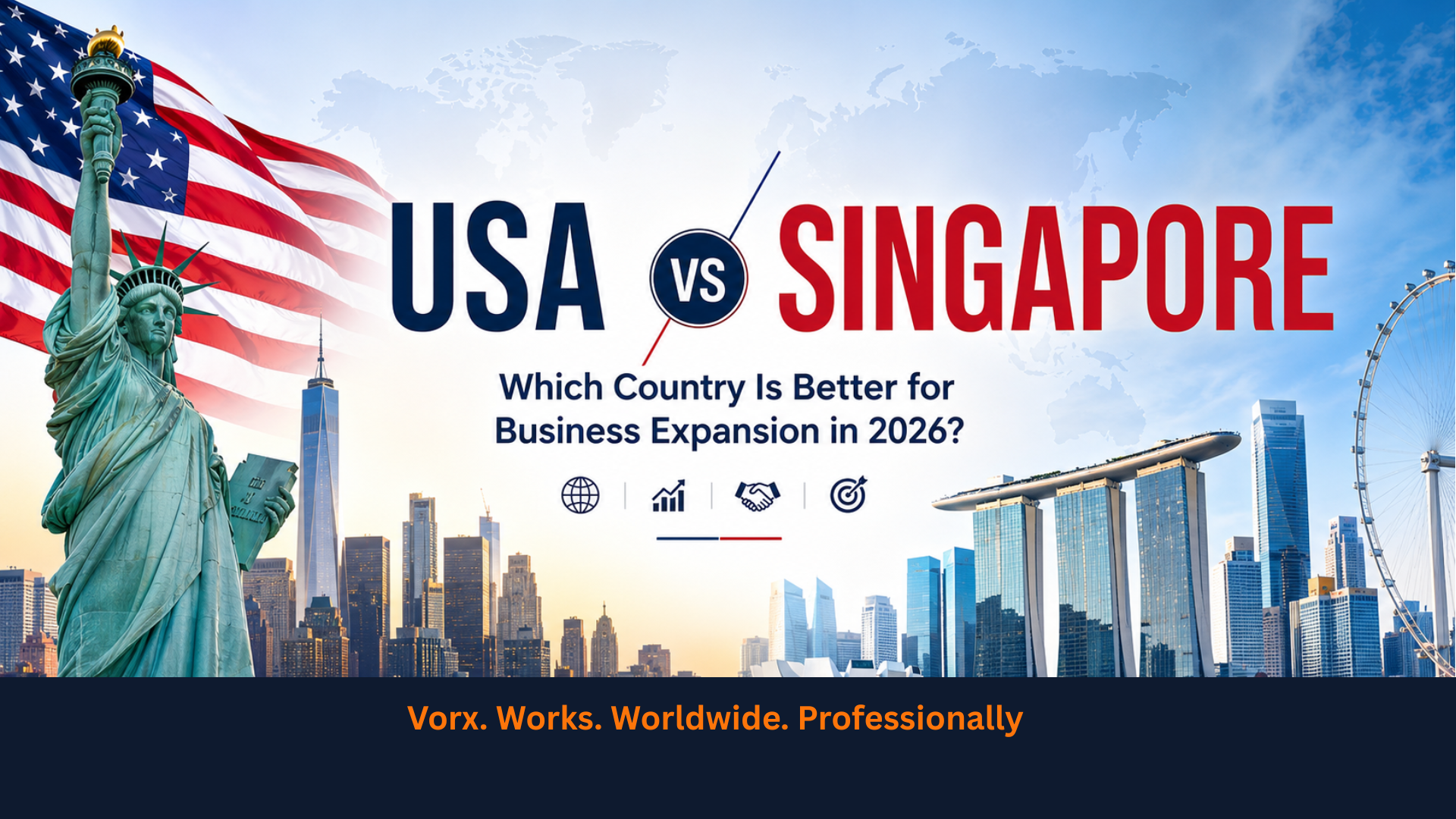 USA Vs Singapore which country is better for business expansion| vorx guide