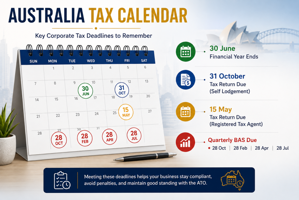 Australia Tax Calendar| vorx