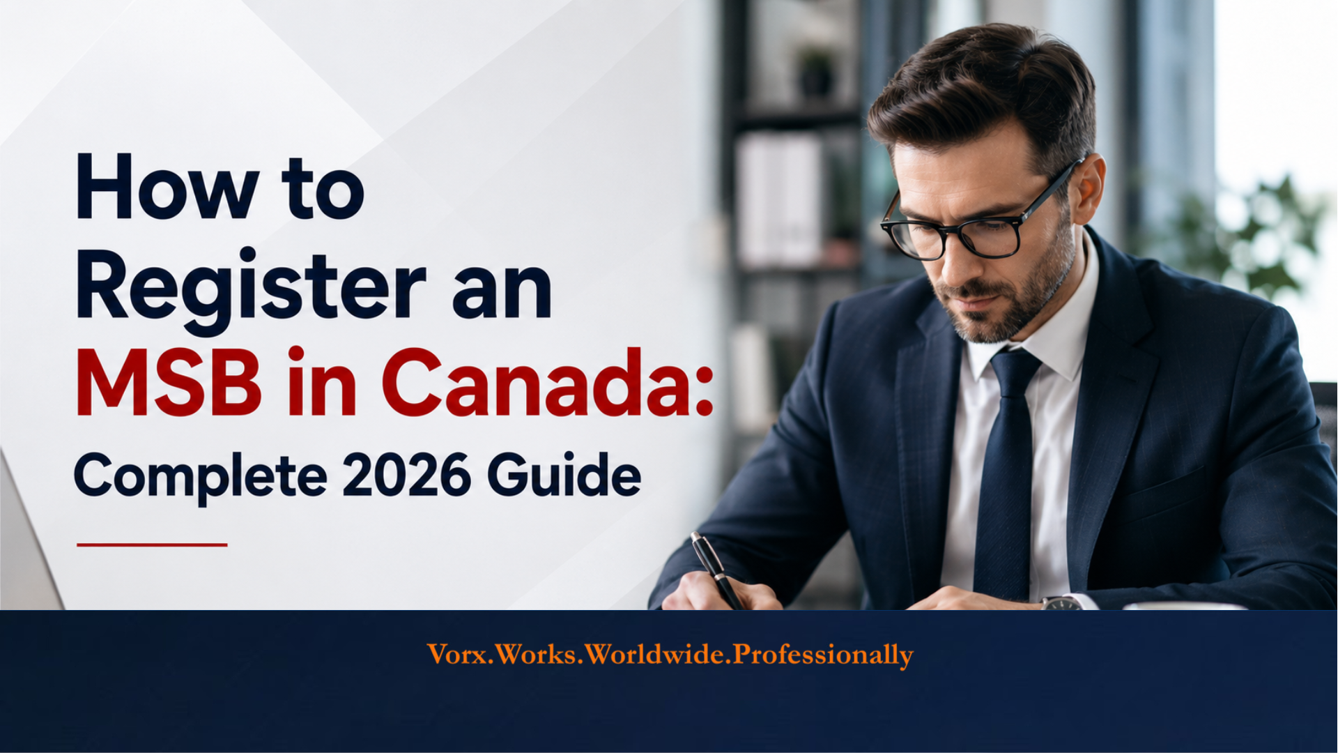 how to register an MSB in Canada| vorx