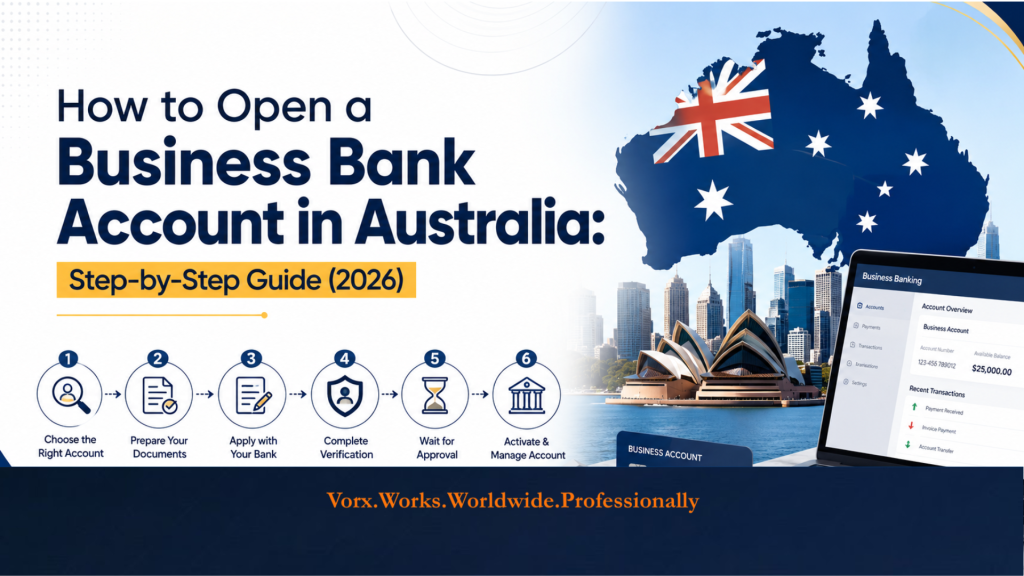 How to opne a business bank account in australia |Vorx Guide
