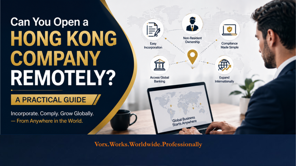 how to open a hongkong company remotely| vorx guide