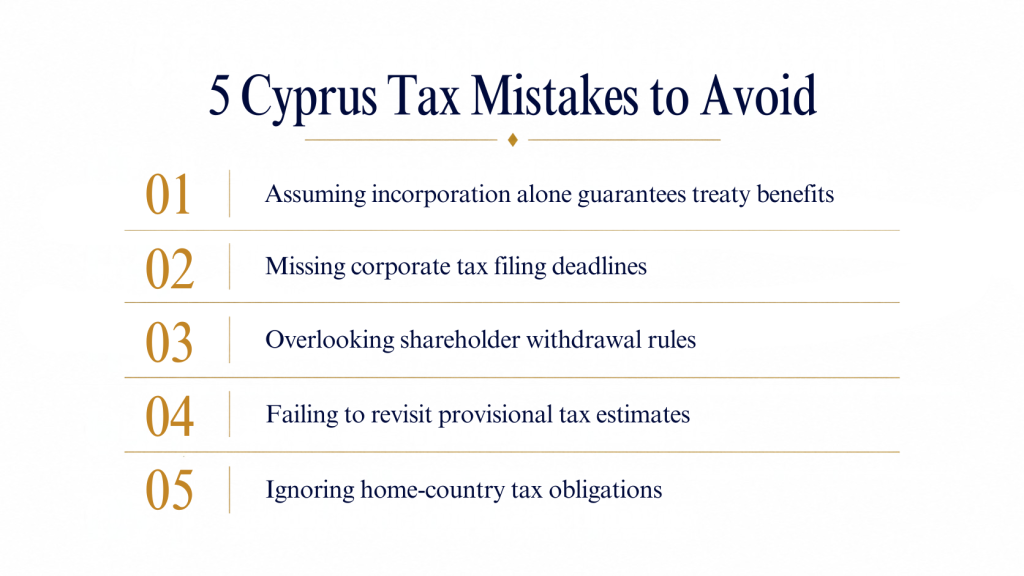 5 Cyprus TAX mistake to avoid in 2026, cyprus tax guide