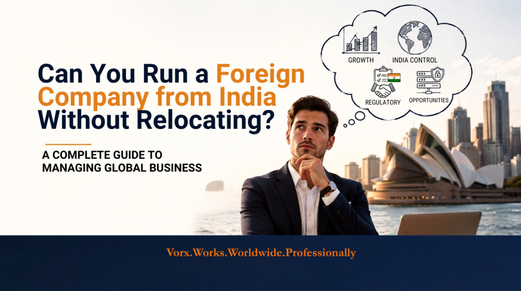 Can You Run a Foreign Company from India Without Relocating? Complete Guide