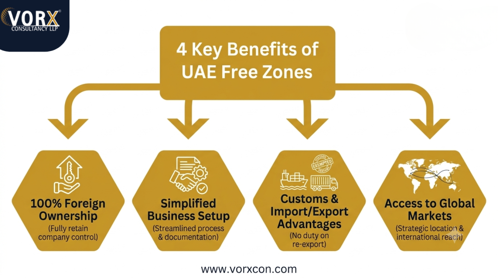 Top 10 Free Zones in the UAE for Indian Businesses