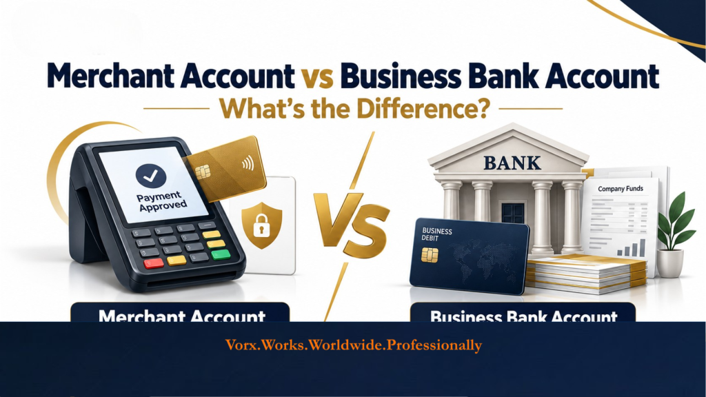 Merchant Account vs Business Bank Account: Key Differences