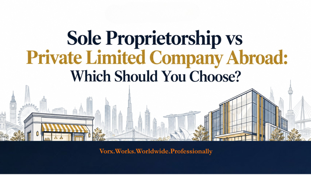 Sole Proprietorship vs Private Limited Company Abroad: Which to Choose?