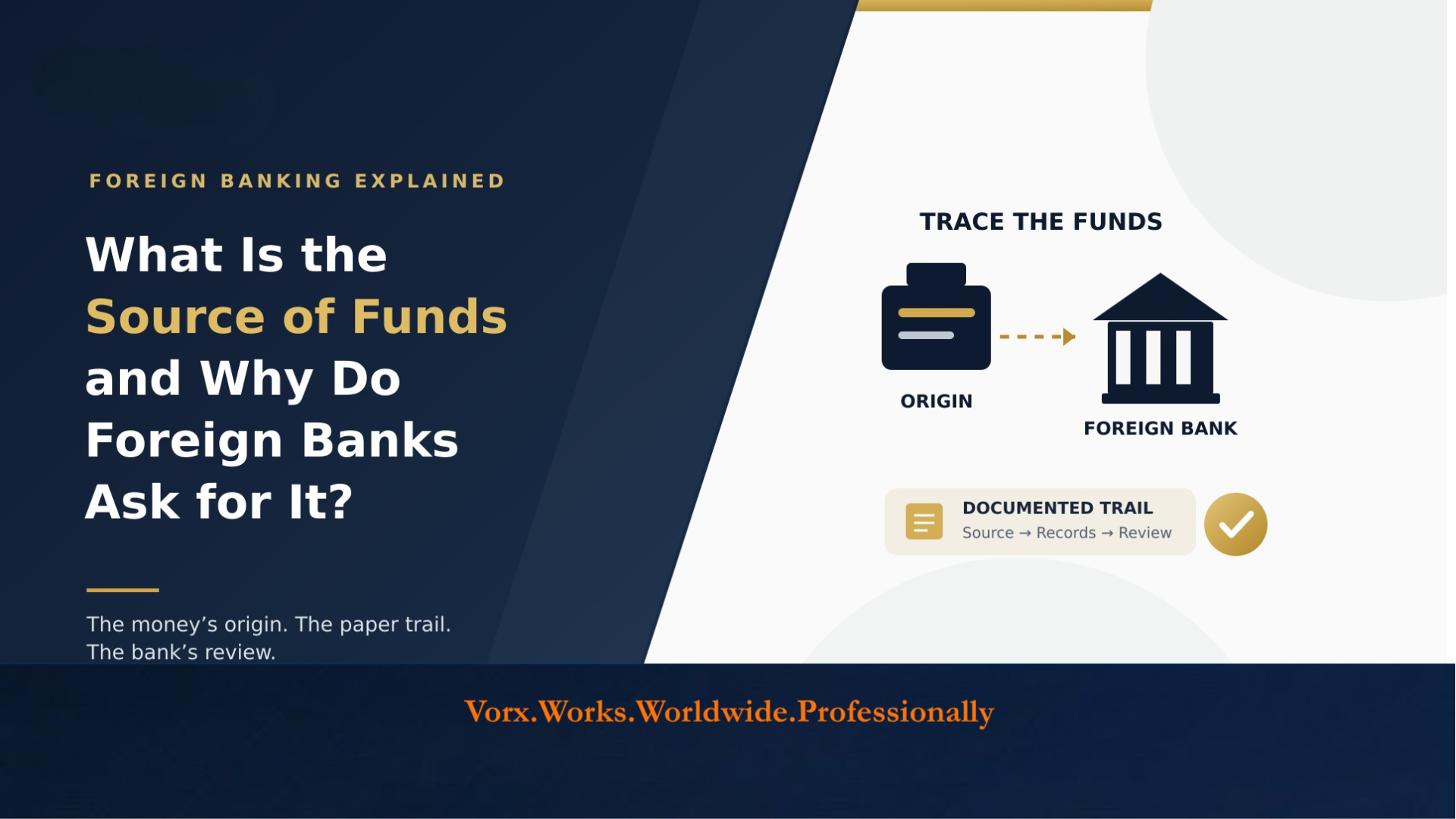 What Is the Source of Funds and Why Do Foreign Banks Ask for It?