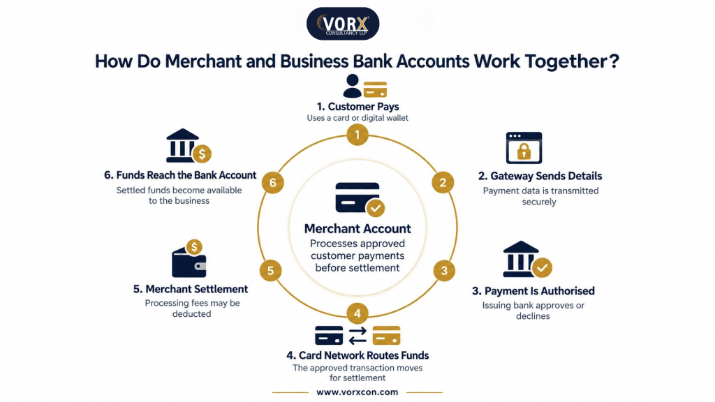 How Do Merchant and Business Bank Accounts Work Together?