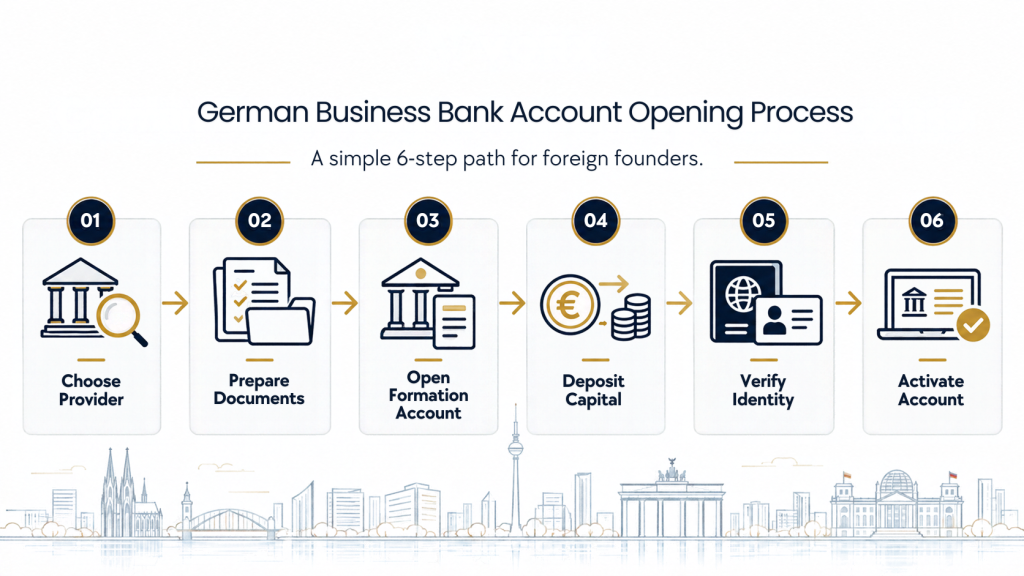 Open a business account in German process in 2026 guide