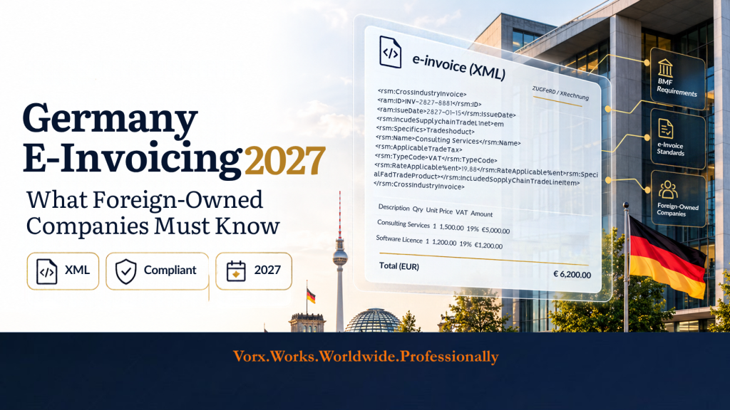 Germany E- Invoicing 2027: What foreign owned companied Must Know