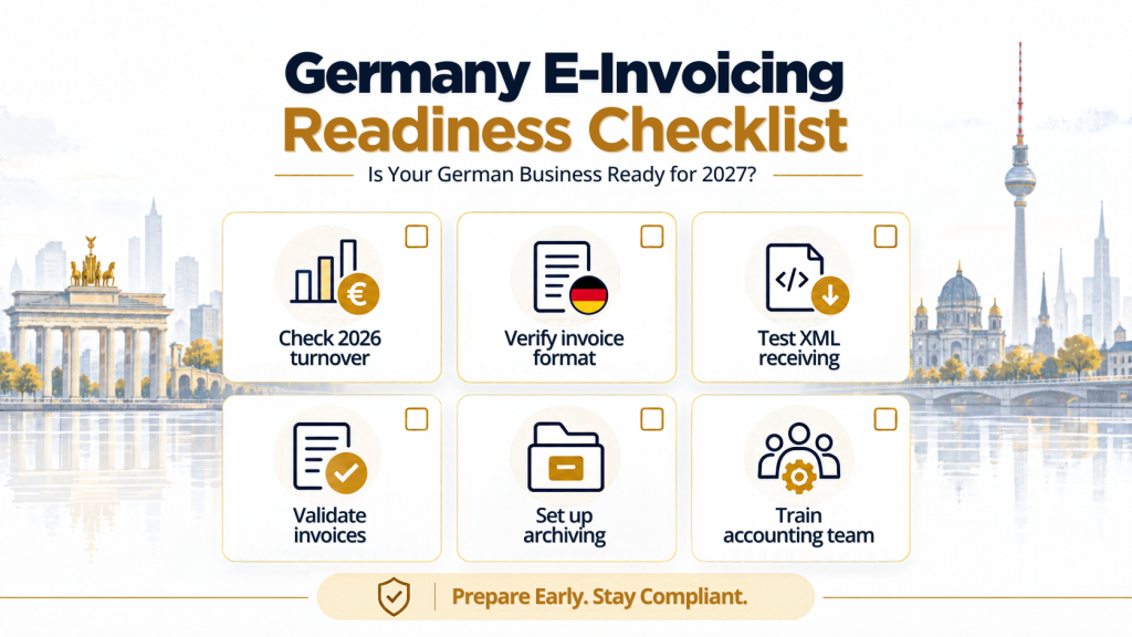 Germany E- Invoicing Readiness Checklist in 2026