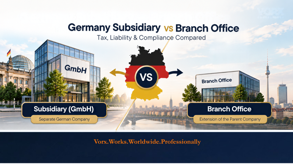 Germany Subsidiary vs Branch office in 2026 image
