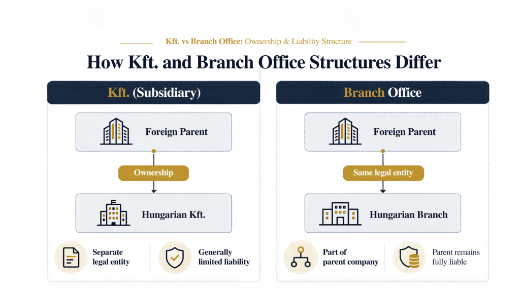 How KFT. and Branch Office Structure Differ image