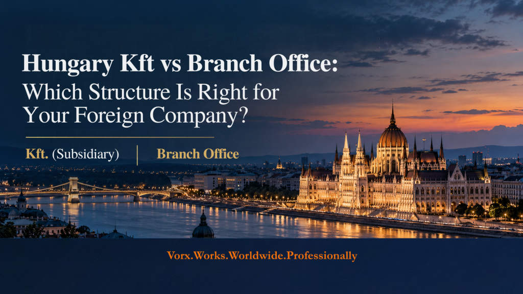 Hungary KFT vs Branch Office Which structure is right for your Foreign Company