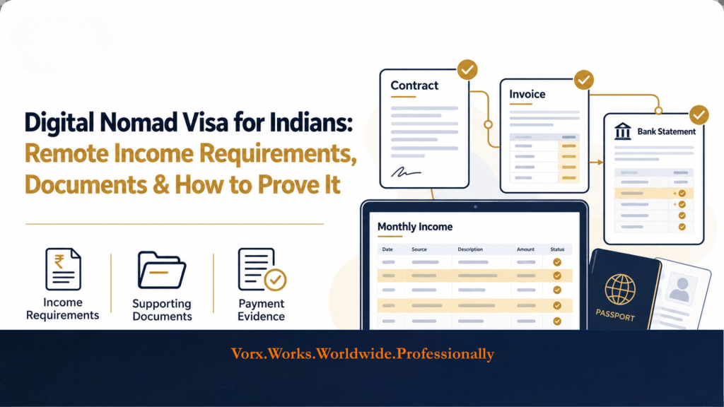 Digital Nomad Visa for Indians: How to Prove Remote Income