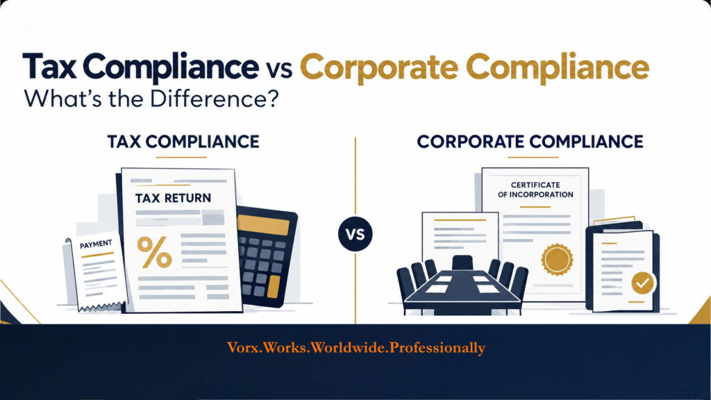 Tax Compliance vs Corporate Compliance: Key Differences