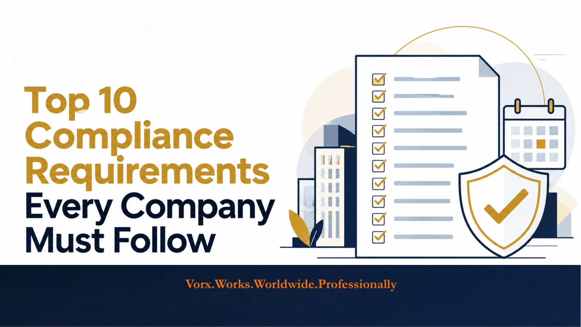 Top 10 Compliance Requirements Every Company Must Follow