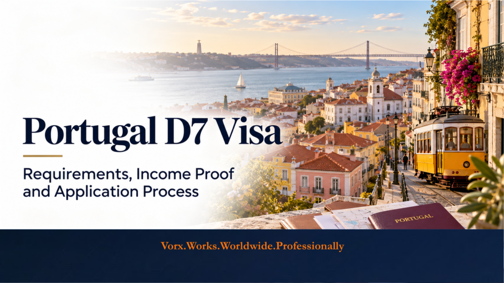 Portugal D7 Visa: Requirements, Income Proof and Application Process