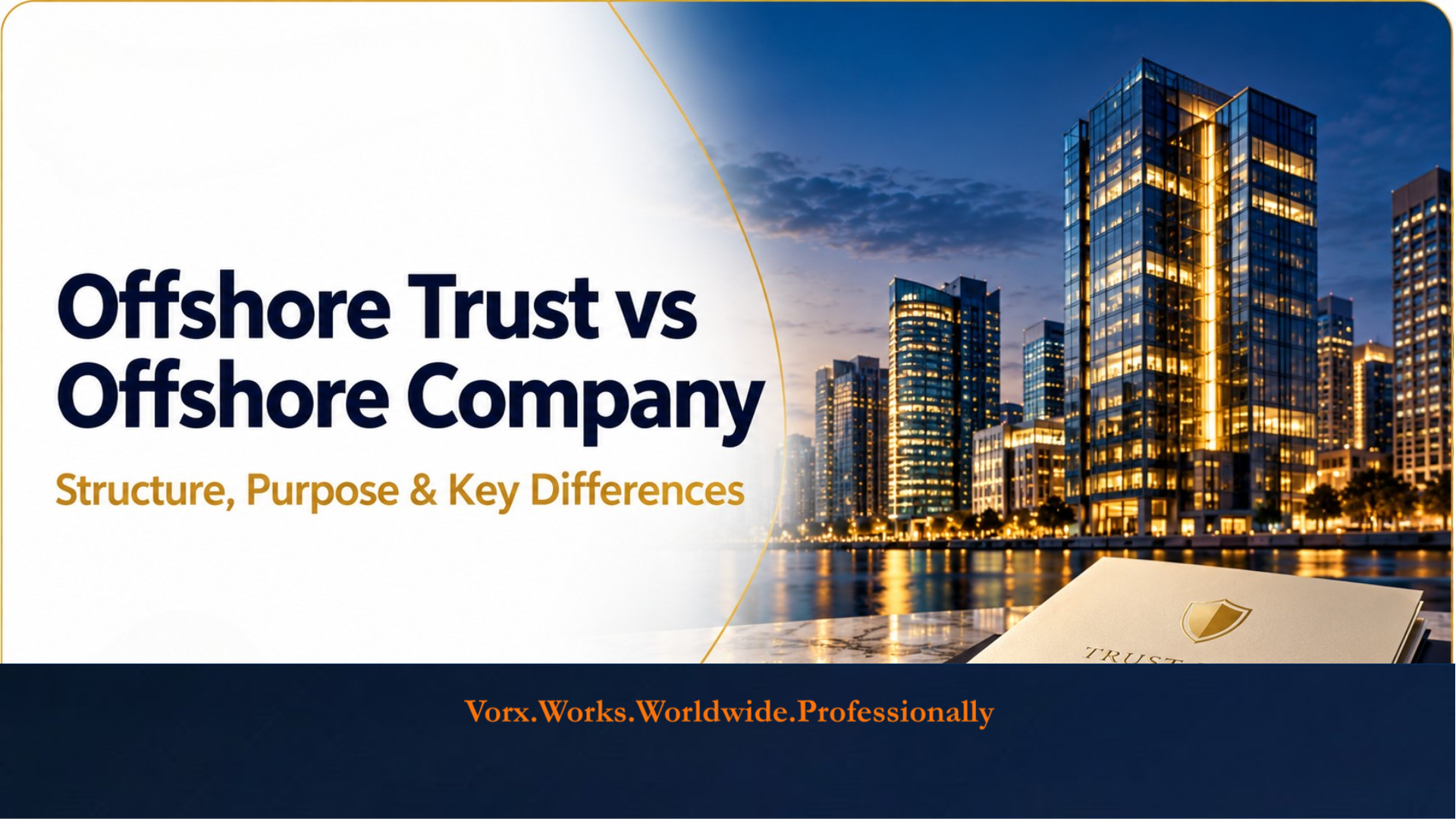 Offshore Trust vs Offshore Company: Key Differences & Uses