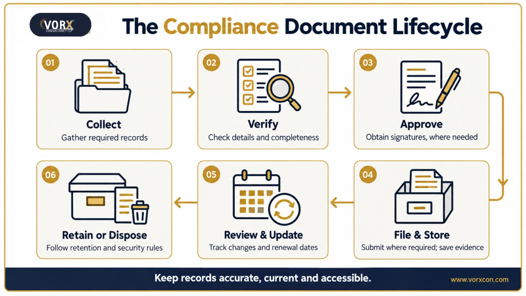 the compliance document lifecycle |Vorx