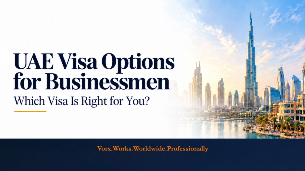 UAE Visa Options for Businessmen: Which Visa Is Right for You?